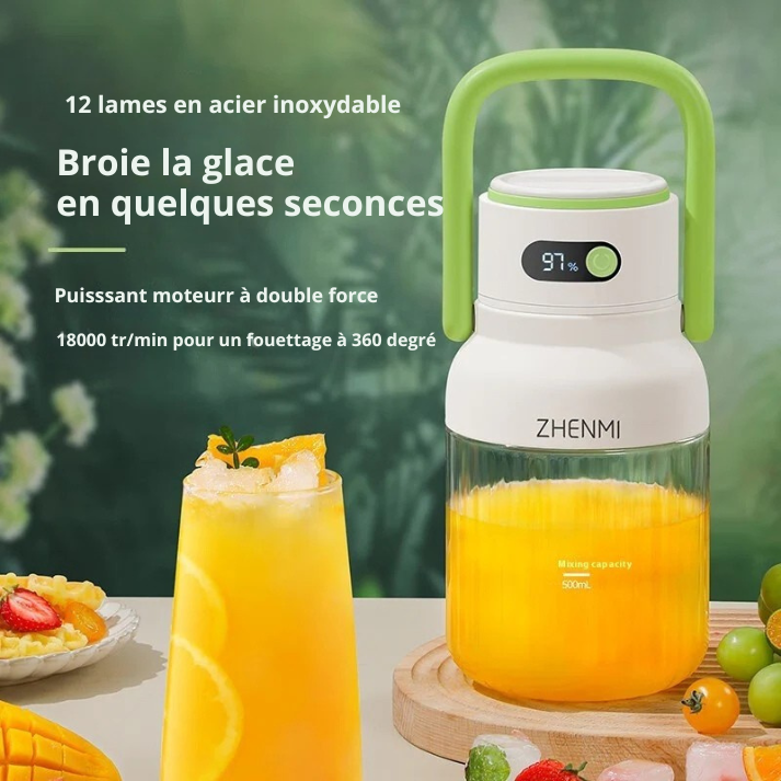 Mélangeur portatif pour soi et la petite famille, centrifugeuse, extracteur de jus